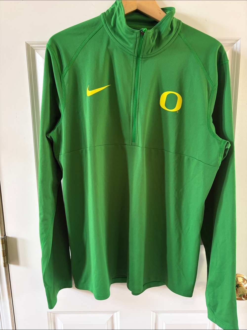 University of Oregon Nike Dri-Fit Quarter Zip Sweatshirt Size L